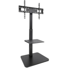 TOOQ FS2287M-B - Maan Vloersteun met Hoogteverstelling voor Schermen van 37" tot 75", Kleur Zwart