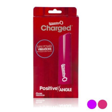 Stimulateur clitoridien - The Screaming O - Positive Angle - Rose - Vibrant - Résistant à l'eau