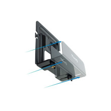 Soporte mural fijo - TOOQ - TQMPM4776 - Metal - 5 kg - Universal para reproductores multimedia