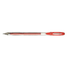 Roller encre gel - Signo - UM120SP - Pointe Large 1mm - Rouge Pailleté - Encre Super INK