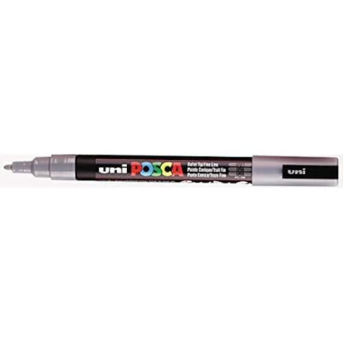 Uni-Ball Marqueur Indélébile - UNI-BALL - Uni Posca - Pointe Fine 0,9-1,3 mm - Multicolore - Opaque