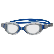 Zoggs Unisex Predator Flex Swimming Goggles, Clear-Blue, S