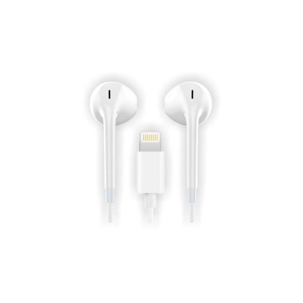 Headphones - earTECH - HIP - White - Lightning - Ergonomic with Microphone-image-OPC-PJMVCGS-NEW
