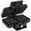 Tristar Waffle Maker 1000 W 2 Waffles Preto 1