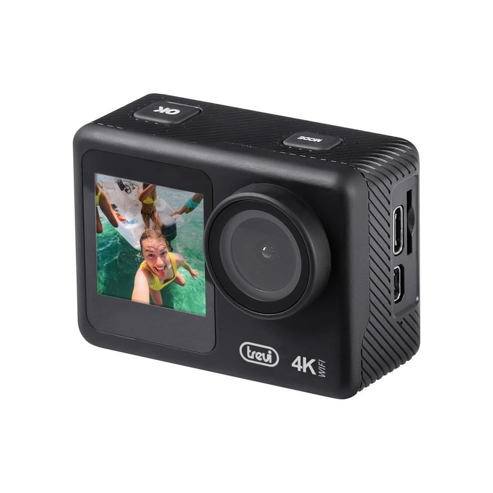 Trevi Schwarz 4K-Wlan-Sport-Actionkamera Mit 30 M Unterwassergehäuse Go 2550 4K - Image 3