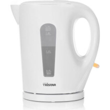 Bollitore elettrico TRISTAR WK3380 - Capacità 1,7L - 1850-2200W - Senza BPA - Filtro removibile - Bianco
