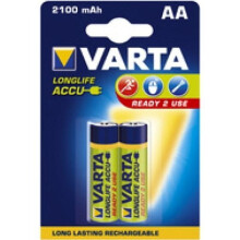 VARTA Recharge Accu Power AA-Batterie 2100 mAh, 2er-Pack