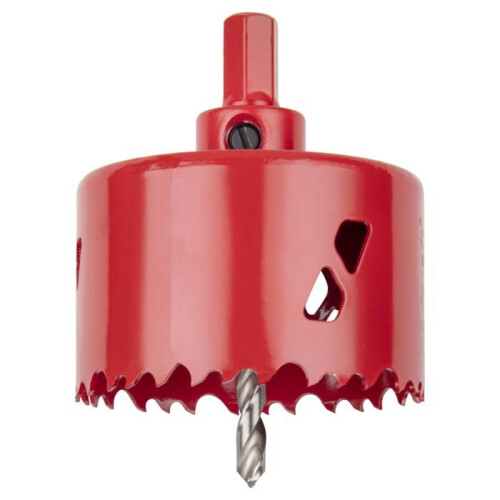 wolfcraft wolfcraft - BiM Multi Material Hole Saw - Diameter 74 mm - Cutting depth 40 mm, Centering Drill - ref. 5475000 1