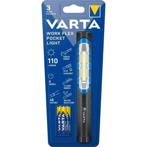 Varta Work Flex Pocket Light Arbeitsbeleuchtung IP54 110lm