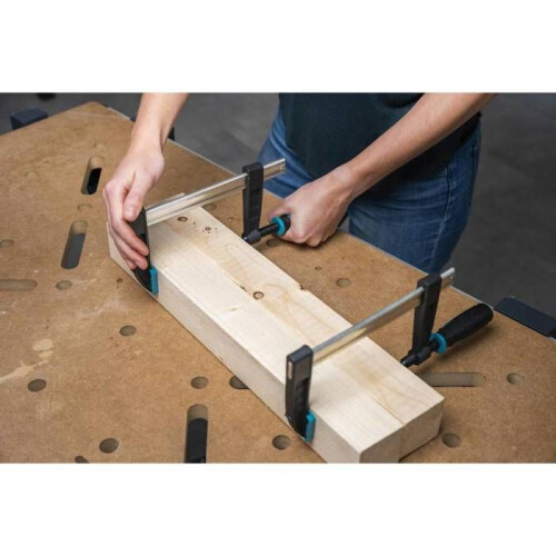 wolfcraft Serre-joint - WOLFCRAFT - 80-150 mm - Acier - Vert - Maintien solide et précis 2