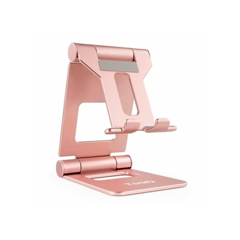 Tooq PH-KEOPS-OCASO - Supporto Da Tavolo Regolabile Per Telefono/Tablet Fino A 10", Rosa Vellutata.-image