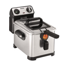 TEFAL Freidora de aceite semiprofesional, 2400 W, 3 L (hasta 4 personas), Filtro patentado, Termostato regulable, Filtra Pro FR511170