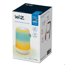 Lámpara de mesa inteligente - WIZ - Luz móvil portátil Wi-Fi BLE - 16 millones de colores - Doble zona