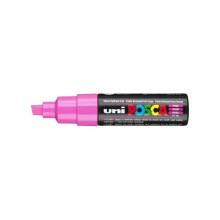 Maalaustussi - UNIBALL - POSCA PC8K 8mm - Kapea viistopää - Vaaleanpunainen - Pysäyttämätön
