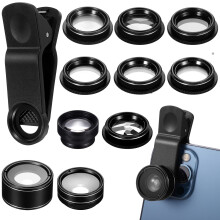 Mobile Phone Lens Set Fish Eye Lenses for Man Multifunctional Fisheye