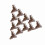 12pcs Wooden Box Jewelry Gift Case Corner 11