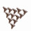 12pcs Wooden Box Jewelry Gift Case Corner 12