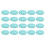 20PCS Natural Oval Flat Back Cabochons 18x13mm Egg 4