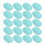 20PCS Natural Oval Flat Back Cabochons 18x13mm Egg 9