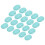 20PCS Natural Oval Flat Back Cabochons 18x13mm Egg 7