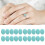 20PCS Natural Oval Flat Back Cabochons 18x13mm Egg 11