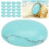 20PCS Natural Oval Flat Back Cabochons 18x13mm Egg 12