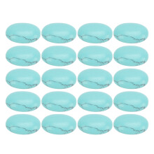 20PCS Natural Oval Flat Back Cabochons 18x13mm Egg