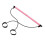 Pilates Training Pole - Pink 2