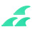Aletas de surf tipo thruster, 3 piezas, PVC, para longboard, verde 12