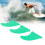 Aletas de surf tipo thruster, 3 piezas, PVC, para longboard, verde 16