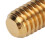 RISK 4 Stück MTB Bremsenschrauben M6x16mm Gold Titanium 8