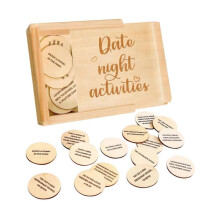 52 Couples Games Date Night Box New Year Wood Weddings Date Night Activities