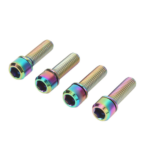 Titanlegierung M6 x 20mm Vorbaubolzen - bunt 1