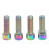 Titanlegierung M6 x 20mm Vorbaubolzen - bunt 3