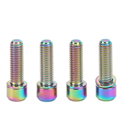 Titanlegierung M6 x 20mm Vorbaubolzen - bunt 2