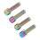 Titanlegierung M6 x 20mm Vorbaubolzen - bunt 5
