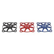 Cubierta de ventilador de aluminio 30x30 mm 3 piezas Negro Rojo Azul Oscuro