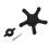 12V/24V 2-Blatt Kunststoffpropeller Schwarz 14,6 cm 6