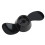12V/24V 2-Blatt Kunststoffpropeller Schwarz 14,6 cm 14