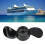 12V/24V 2-Blatt Kunststoffpropeller Schwarz 14,6 cm 13