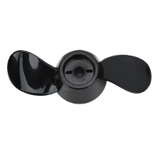 12V/24V 2-Blatt Kunststoffpropeller Schwarz 14,6 cm