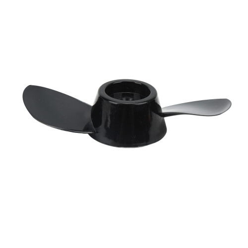 12V/24V 2-Blatt Kunststoffpropeller Schwarz 14,6 cm 2
