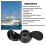 12V/24V 2-Blatt Kunststoffpropeller Schwarz 14,6 cm 8