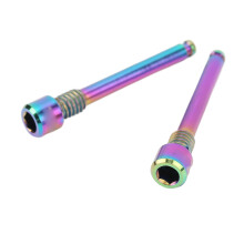 2 piezas de tornillos de freno de disco de aleación de titanio, XT Dazzling