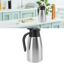 Großer Press Typ Thermo Wasserkocher 2 L Edelstahl