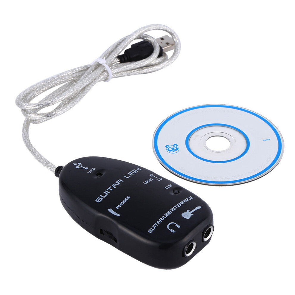 Guitar To Usb Interface Cable Link Audio For Pc 9387669492133