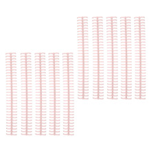 10 Stück Binder Spiralen Coils Kämme 30 Löcher Kunststoffstreifen für loses Blatt Papier 1/2 Zoll Durchmesser Zikkadengelb