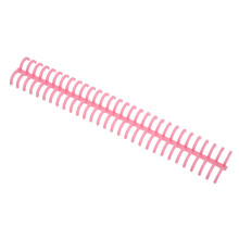 10 Stück Spiralbindungen-Spulen, 130 Blatt Kapazität, Rücken-Clip, 30 Löcher, 16 mm Durchmesser, Set, pink