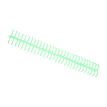 10 Stück Spiralbindungskamm, 130 Blatt Kapazität, Rücken-Combo, 30 Löcher, 16 mm Durchmesser, Set, grün