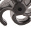 4 Stück Bogenstring-Stabilisator Gummi für Recurve- und Compoundbögen, Bogenstring-Geräuschdämpfer, Stoßdämpfer, Schwarz 5